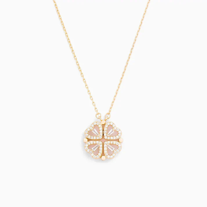Eternal Clover Necklace - Premium Gold-Plated Sterling Silver