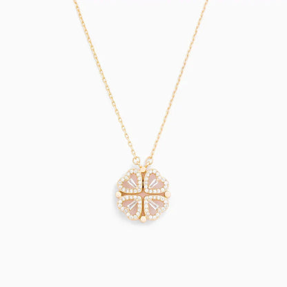 Eternal Clover Necklace - Premium Gold-Plated Sterling Silver