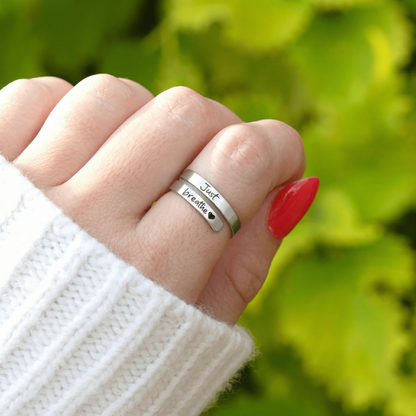 Just Breathe Ring