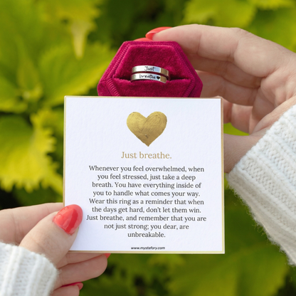 Just Breathe Ring